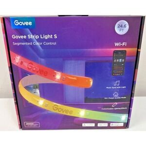 Govee 24.6 ft. Smart Plug-in DimmableColor-Changing LED Strip Light H612BAD1 24W